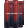 MY4033 Double Color Iron Red With Black Ceramic roof Tile